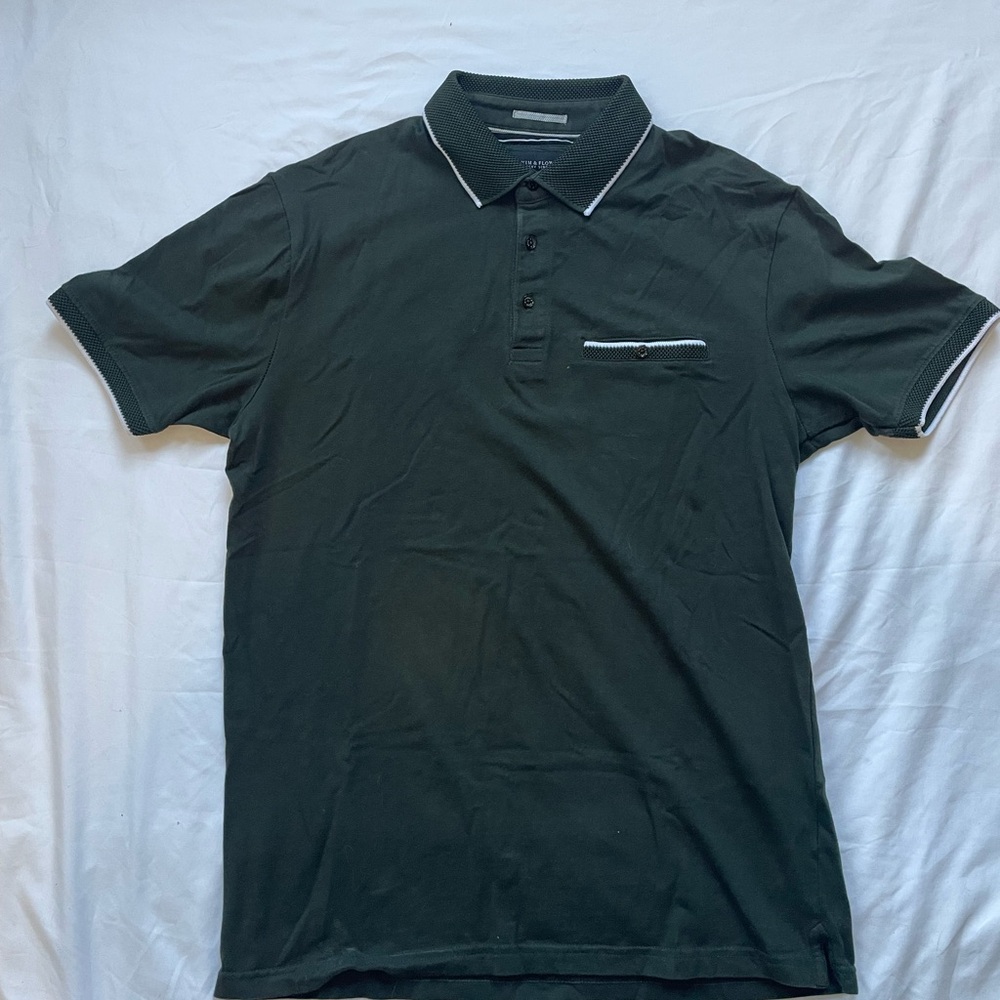 Men's Dark Green Polo Shirt